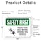 Signmission Safety Culture Sign, 18 in Width, Vinyl Decal, Rectangle OS-2PACK-SF-D-1218-L-10796 - alternate 3